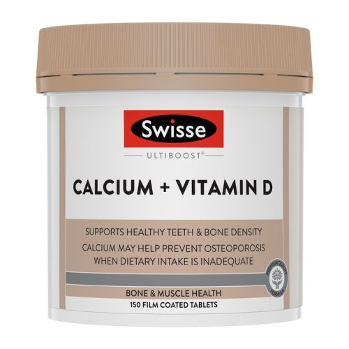 SWISSE ULTIBOOST Calcium + Vitamin D 150 tablets