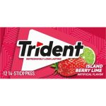 Trident Island Berry Lime Sugar Free Gum 108g