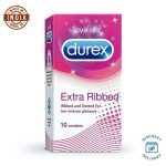 Durex Extra Ribbed Condoms 10 Count