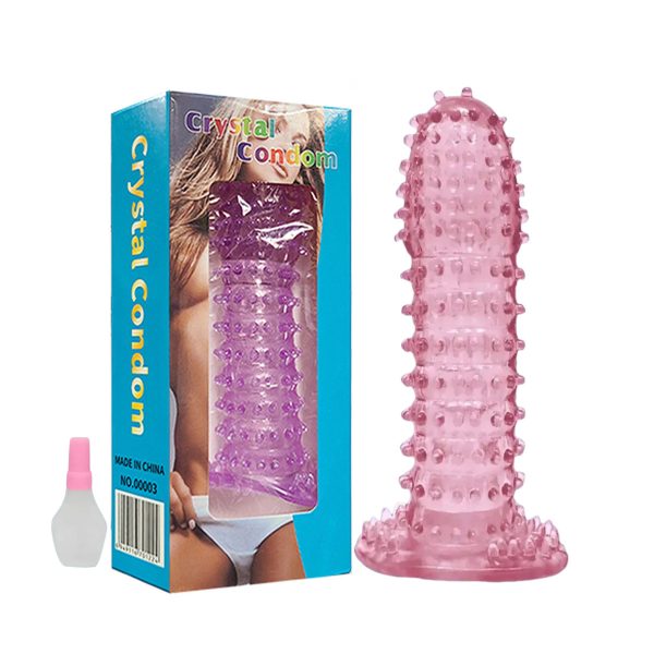 Crystal Long Lasting Washable & Reusable Silicone Condom